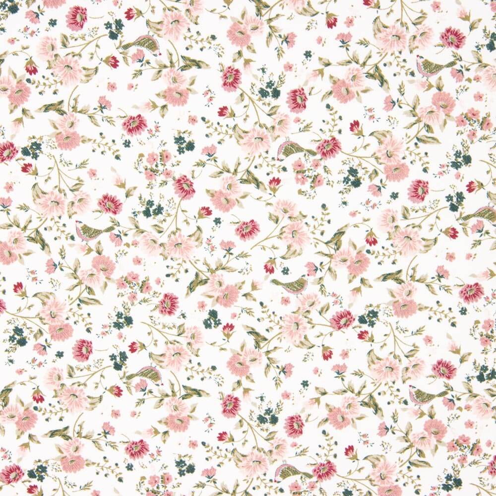 Viyela Algodão Flores Berta - Ribes y Casals