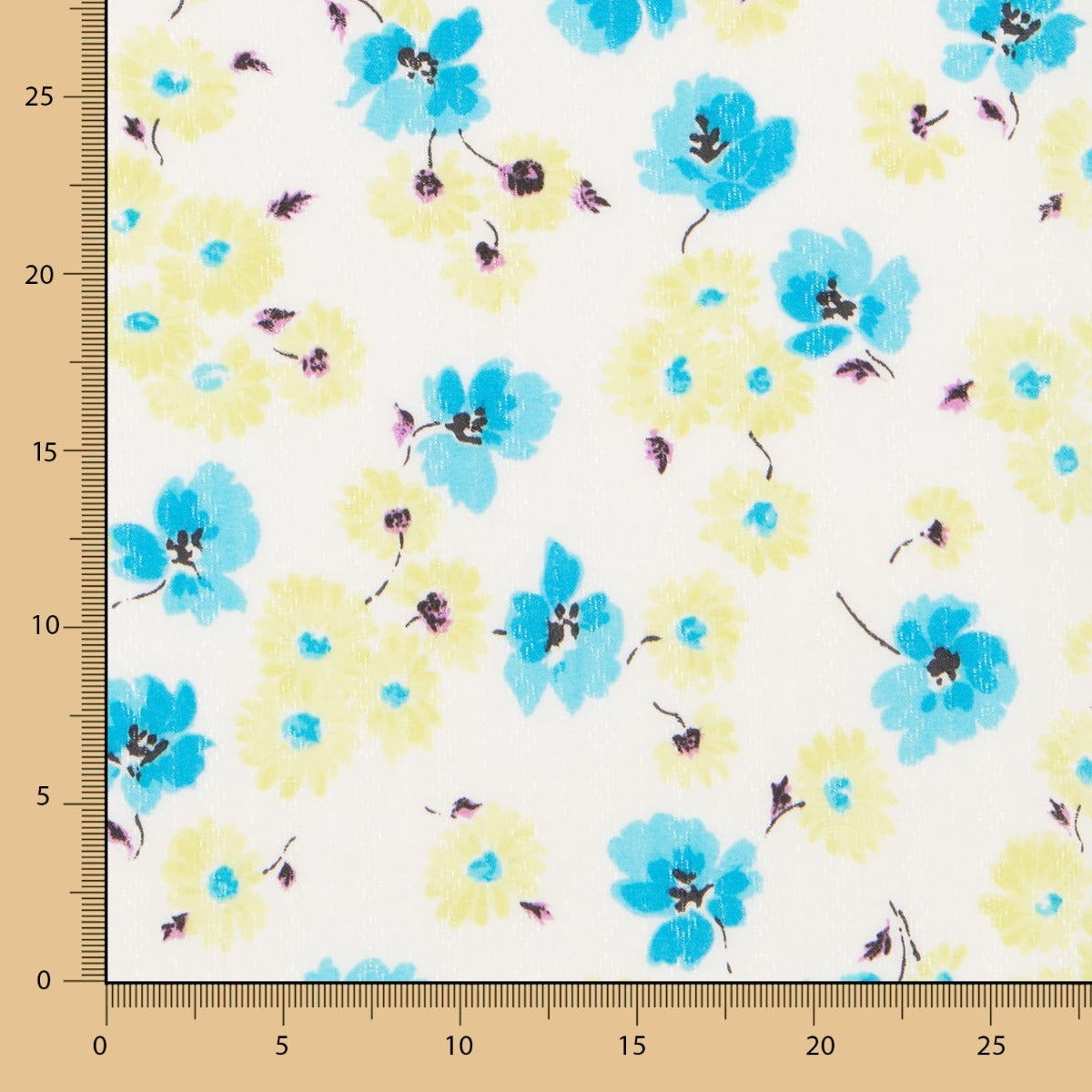 Jacquard Poliéster Flor Lima - Ribes y Casals