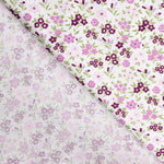 Popelín Algodón Flor Rosa - Ribes y Casals