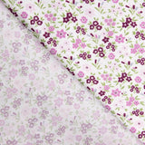 Popelín Algodón Flor Rosa - Ribes y Casals