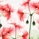Lycra Mate Fina Floral Branco - Ribes y Casals