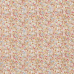 Popeline Viscose Flor Castanho - Ribes y Casals