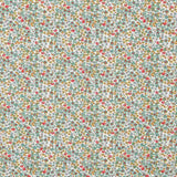 Popeline Viscose Flor Branco - Ribes y Casals