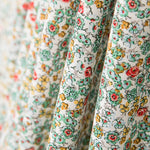 Popeline Viscose Flor Branco - Ribes y Casals