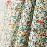 Popeline Viscose Flor Branco - Ribes y Casals