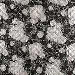 Tela Boatiné Brocado Rosa Plata - Ribes y Casals