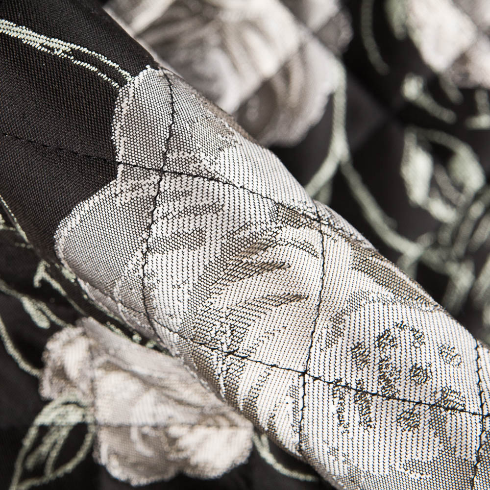 Tela Boatiné Brocado Rosa Plata - Ribes y Casals