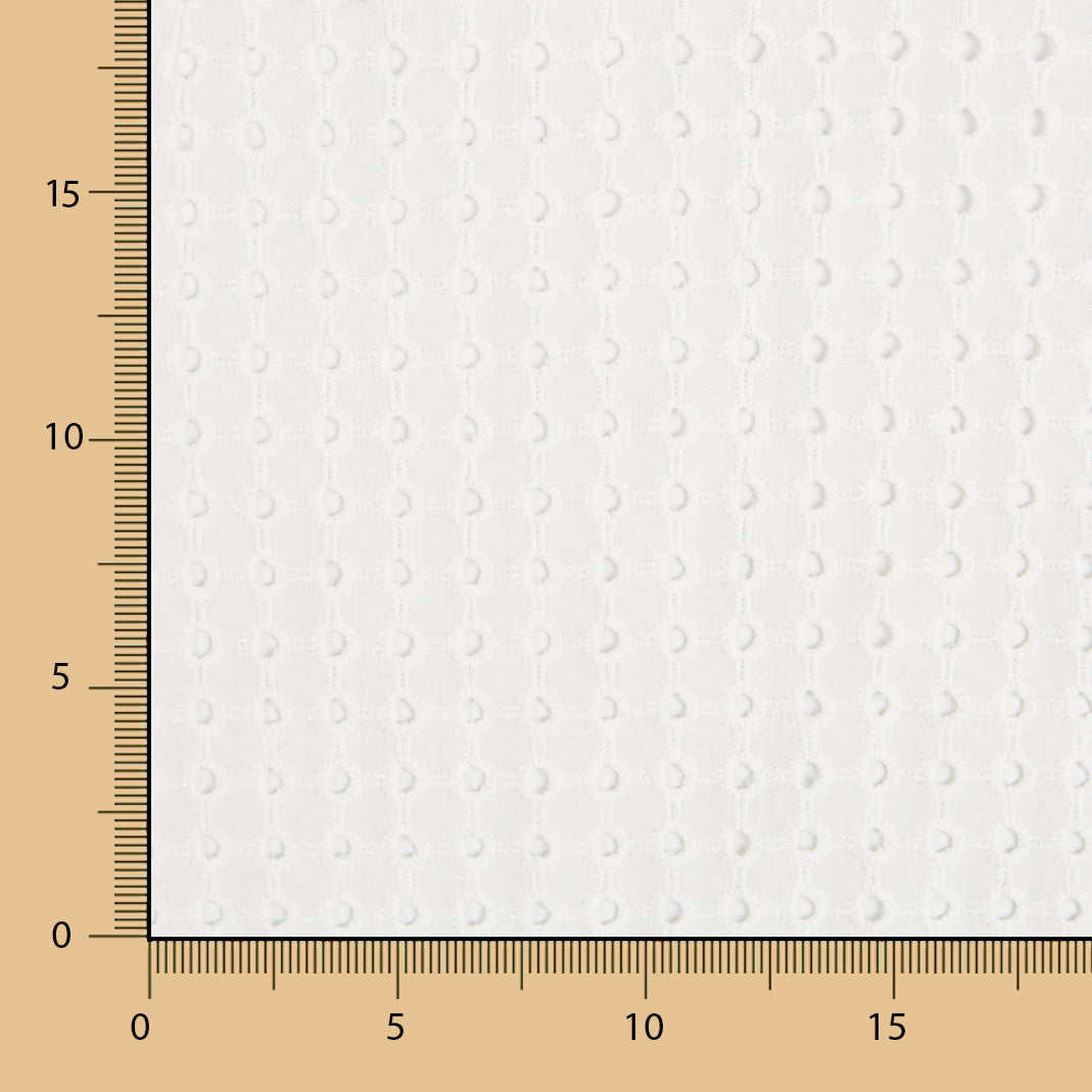 Tecido Bordado Inglês Étnico - Ribes y Casals