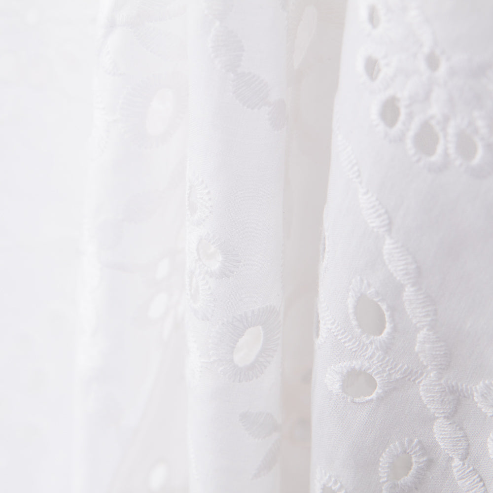 Tecido Bordado Inglês Étnico - Ribes y Casals