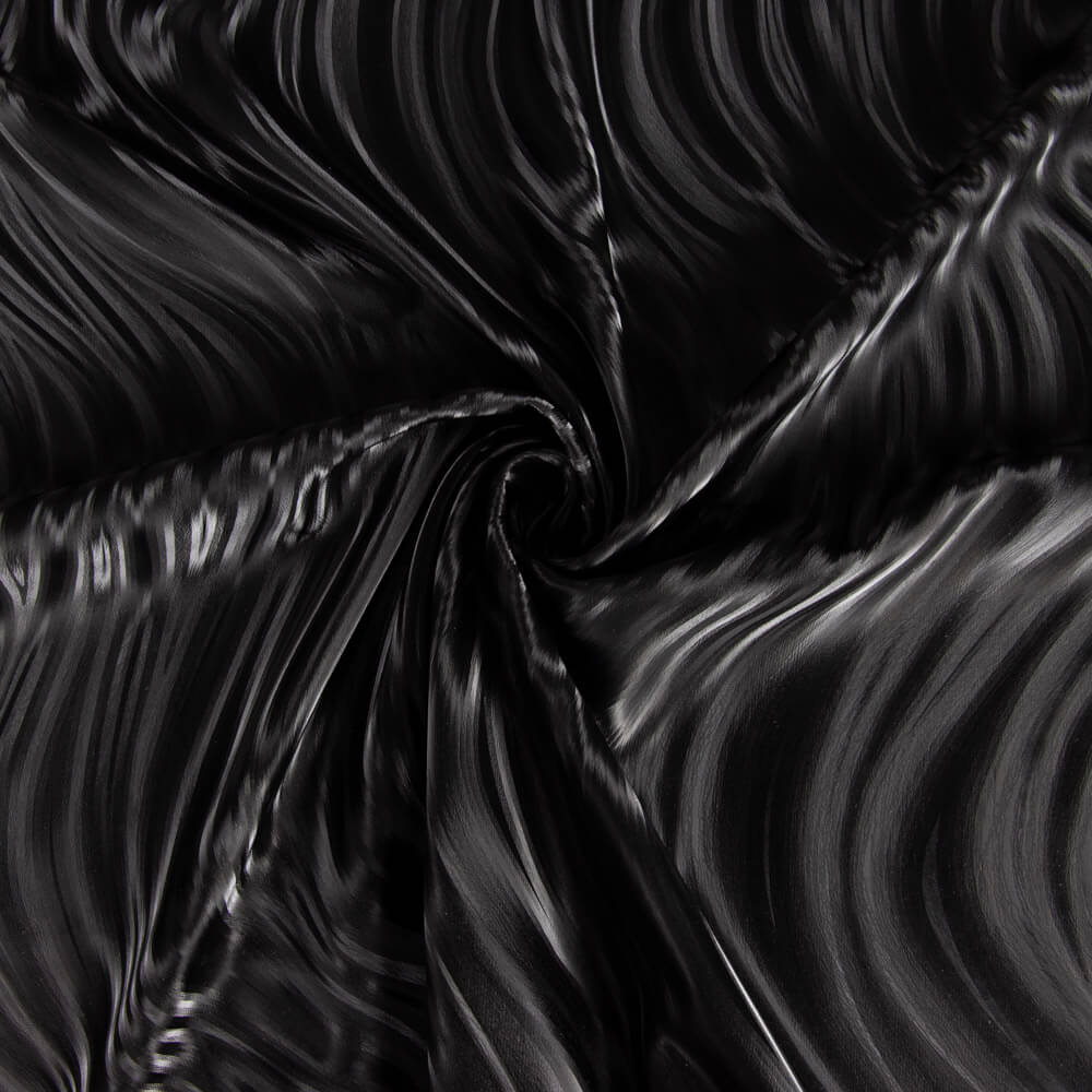 Dupla Face Elástica Jacquard Moiré - Ribes y Casals