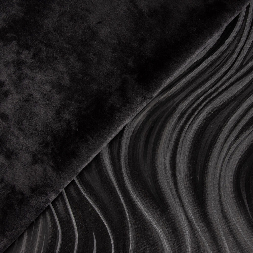 Dupla Face Elástica Jacquard Moiré - Ribes y Casals