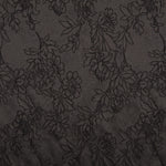 Tecido Brocado Flor Preto - Ribes y Casals