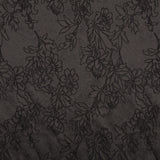 Tecido Brocado Flor Preto - Ribes y Casals