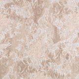 Tecido Brocado Flor Prata - Ribes y Casals