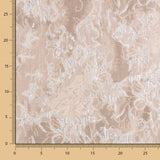 Tecido Brocado Flor Prata - Ribes y Casals