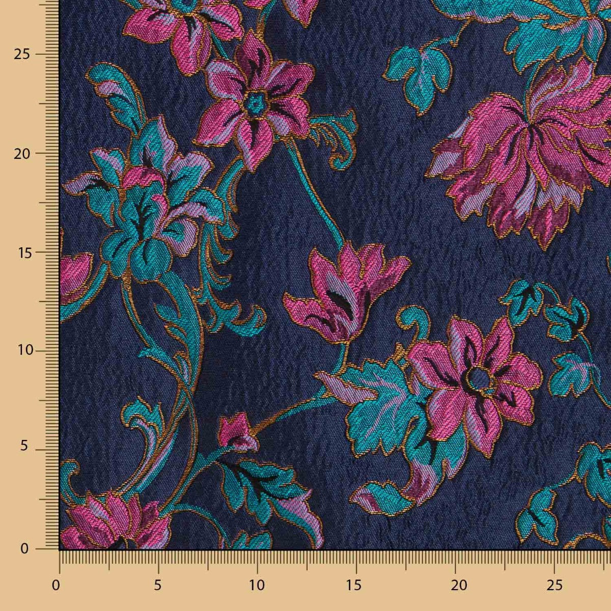 Brocado Flor Fúcsia - Ribes y Casals