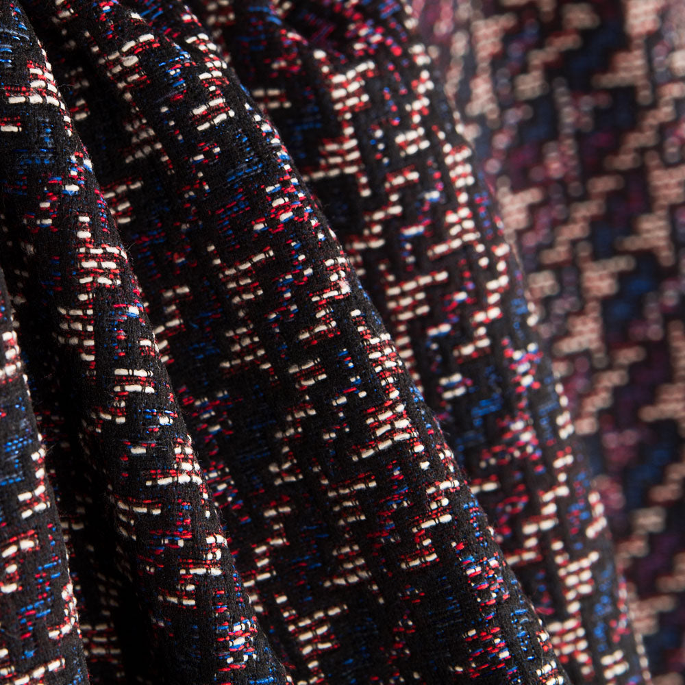 Brocado Zig-Zag Fúcsia - Ribes y Casals