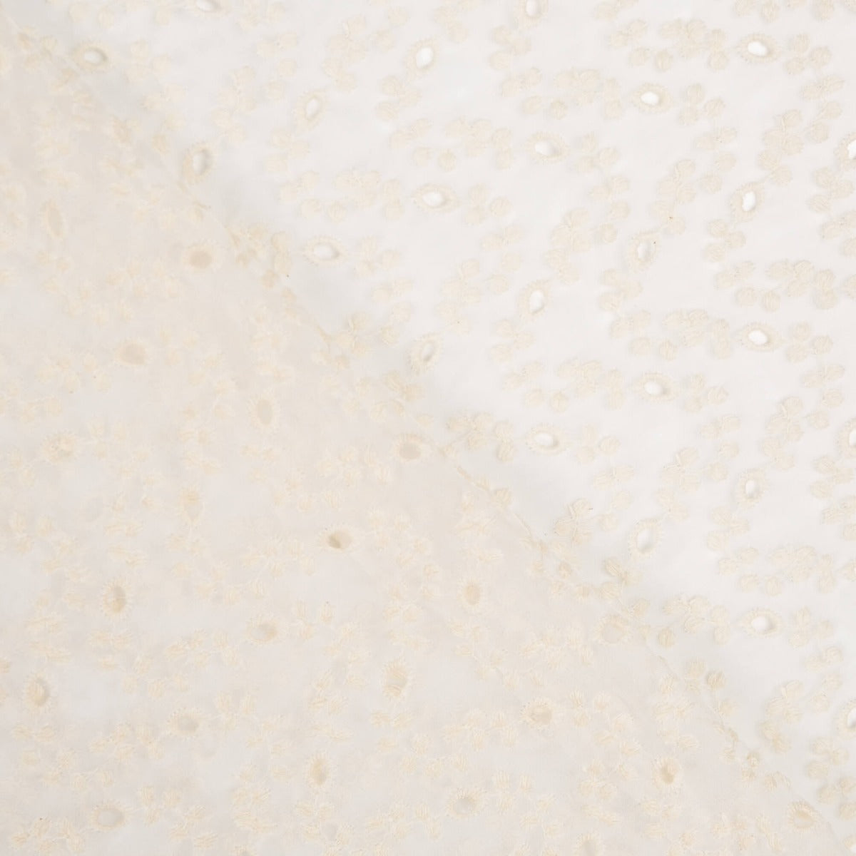 Gaze Poliéster Bordada Cru - Ribes y Casals