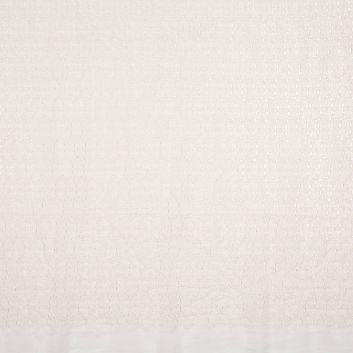 Gaze Poliéster Bordado Cru Maxi Flor - Ribes y Casals