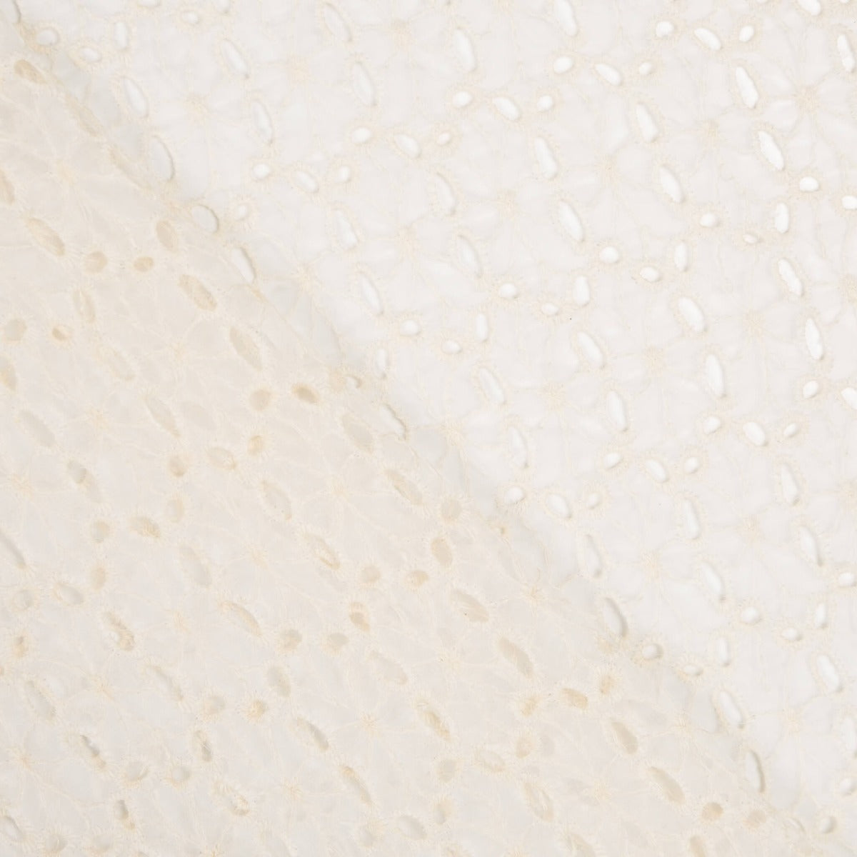 Gaze Poliéster Bordado Cru Maxi Flor - Ribes y Casals