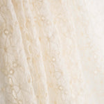 Gaze Poliéster Bordado Cru Maxi Flor - Ribes y Casals