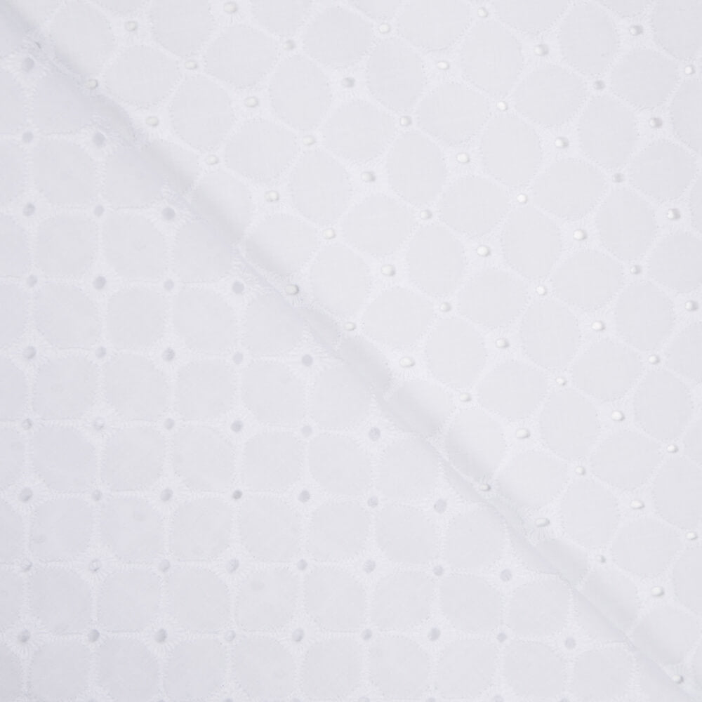 Bordado Suíço Hexágonos - Ribes y Casals