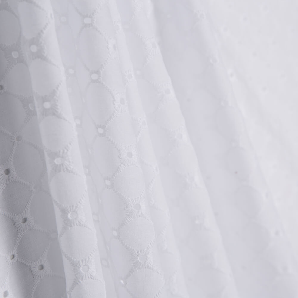 Bordado Suíço Hexágonos - Ribes y Casals