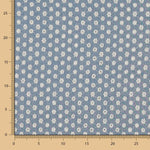 Algodão Jeans Bordado Esferas - Ribes y Casals