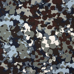 Viscose Camuflagem Azul - Ribes y Casals
