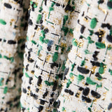 Tecido Chanel Verde Lurex - Ribes y Casals