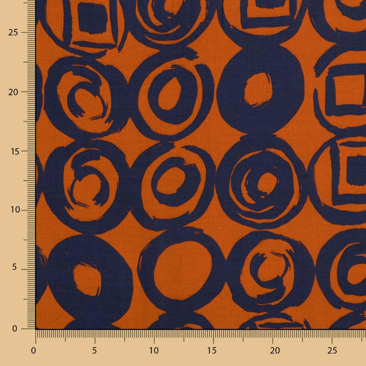 Viscose Espiral Terracota - Ribes y Casals