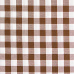 Tecido Toalha de Mesa Xadrez Castanho - Ribes y Casals