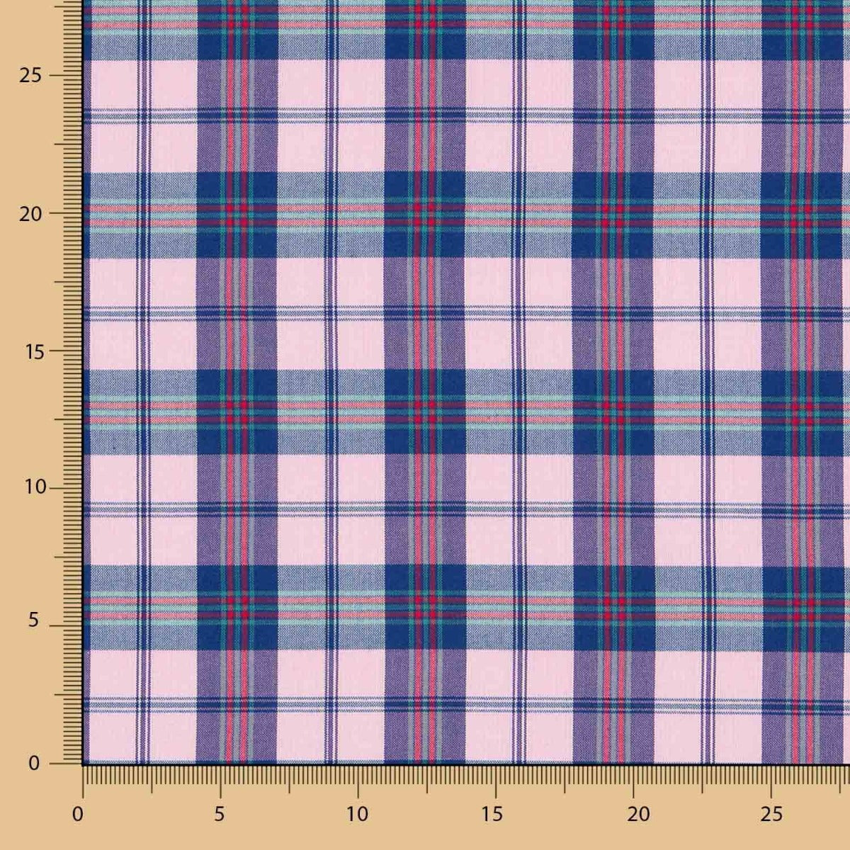 Sarja Quadrados Bicolorido Rosa - Ribes y Casals