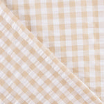 Seersucker Xadrez Maxi Camel - Ribes y Casals