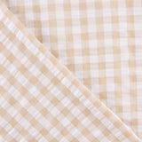 Seersucker Xadrez Maxi Camel - Ribes y Casals