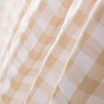 Seersucker Xadrez Maxi Camel - Ribes y Casals