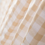 Seersucker Xadrez Maxi Camel - Ribes y Casals