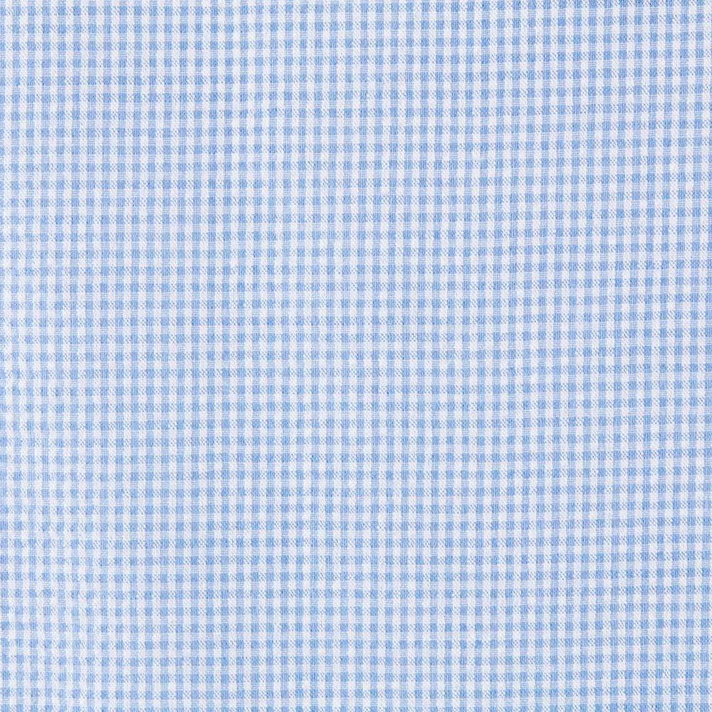 Seersucker Xadrez Mini Azul Mistura - Ribes y Casals