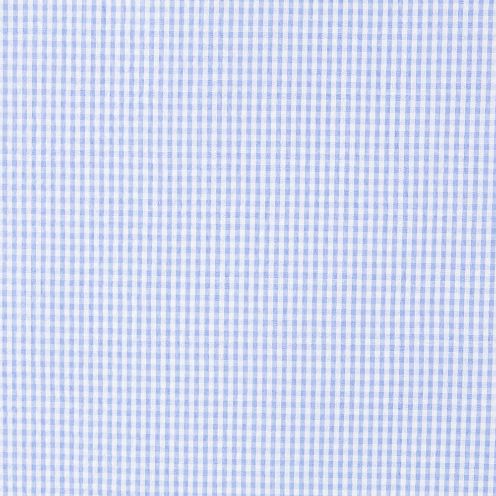 Seersucker Xadrez Mini Azul - Ribes y Casals