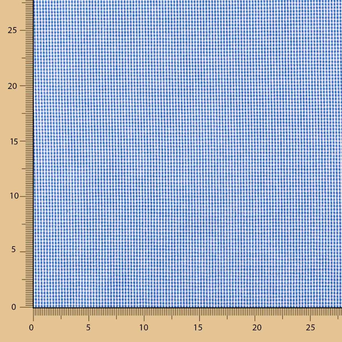 Seersucker Xadrez Mini Azul Escuro Mistura - Ribes y Casals