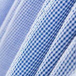 Seersucker Xadrez Mini Azul Escuro Mistura - Ribes y Casals