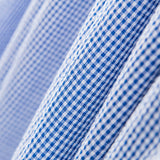 Seersucker Xadrez Mini Azul Escuro Mistura - Ribes y Casals