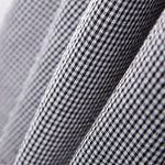 Seersucker Xadrez Mini Preto Mistura - Ribes y Casals