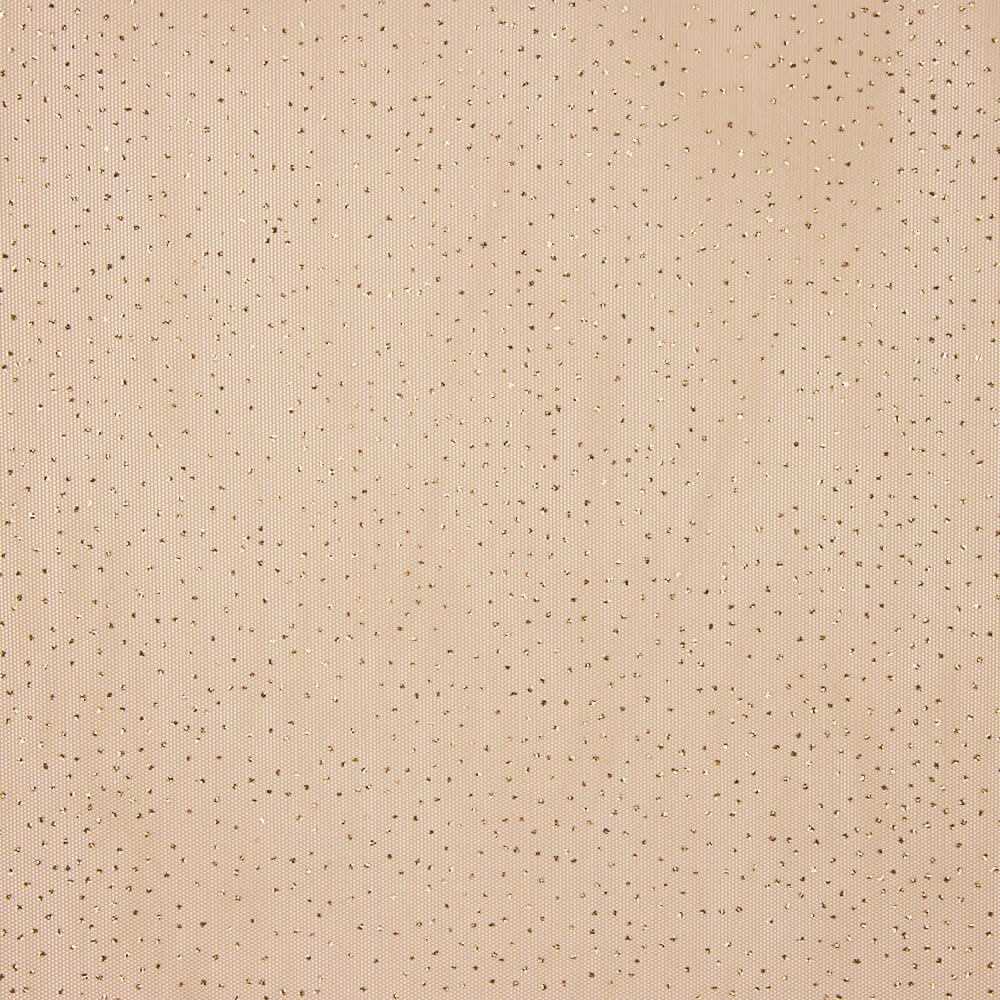 Retal Tela de Tul Brillos Camel 120x150 cm - Ribes y Casals