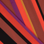 Georgette Estampado Listras Fucsia - Ribes y Casals