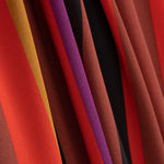 Georgette Estampado Listras Fucsia - Ribes y Casals