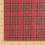 Gaze Poliéster Tartan Vermelho - Ribes y Casals