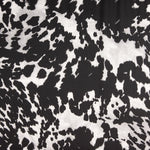 Cetim Estampado Manchado Preto - Ribes y Casals