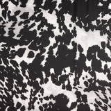 Cetim Estampado Manchado Preto - Ribes y Casals