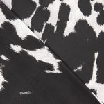 Cetim Estampado Manchado Preto - Ribes y Casals